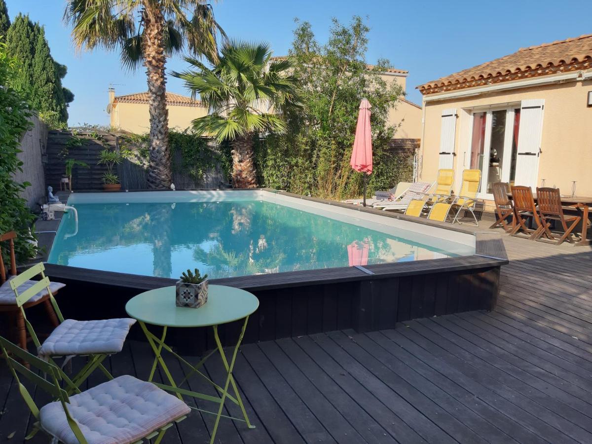 Chambres Calmes Dans Villa Perols Pret Parc Expo Arena 1Km Aeroport 3Km Gare Tgv 4Km Plages 5Km Carnon Palavas Екстер'єр фото